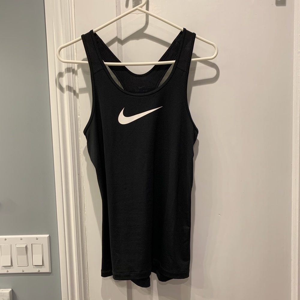 Nike Dri-Fit Workout Top Black Size Medium